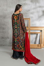 Black and Red Printed Shirt Dupatta