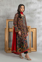 Black and Red Printed Shirt Dupatta