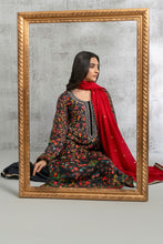 Black and Red Printed Shirt Dupatta