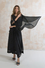 Black cutwork
