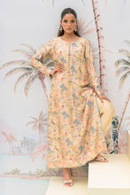 Beige Floral Kaftan