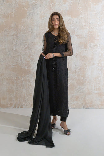 Black cutwork