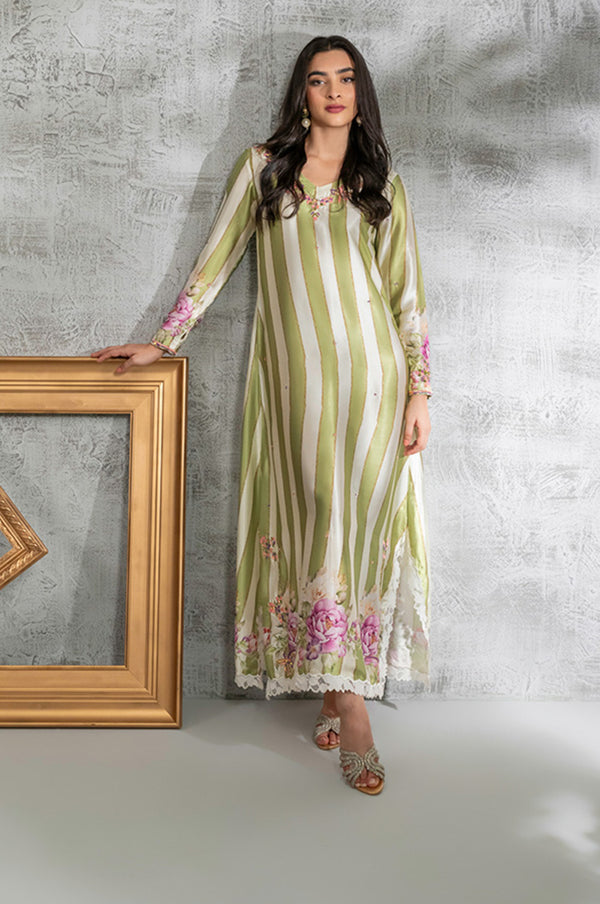 Olive Straight Kaftan