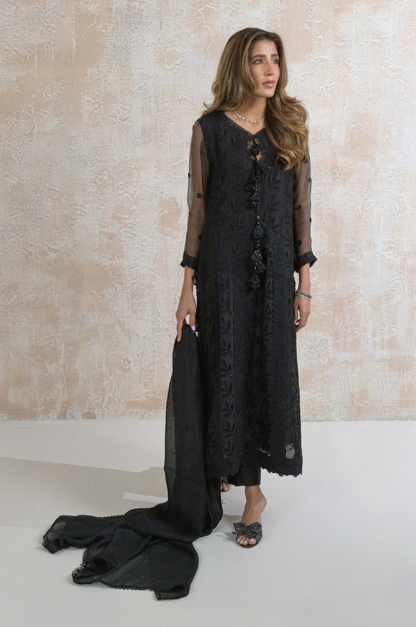 Black cutwork