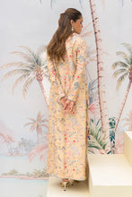 Beige Floral Kaftan