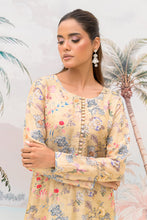 Beige Floral Kaftan