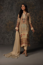 Golden Printed Dress
