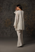 White Net short shirt