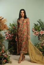 GREEN AND GOLD FLORAL