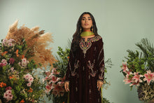 MAHROON AND MULTI EMBROIDERED