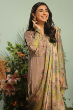 LILAC GRAY AND GREEN DRAPE